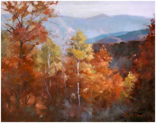 Color of Fall by Linda Nearon - Oil -16X20