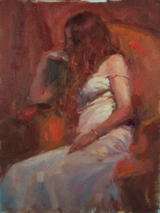 Red Chair by Amiliya Lane. Size 12X16. SOLD at the Best of America Exhibit 2013