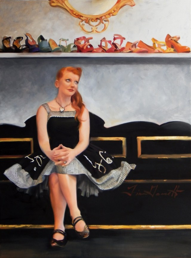 The complete painting. Which one creates a better story?