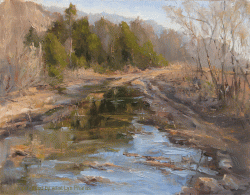 Winter Walk by Signature Artist Lyn Phariss - Best of America 2013