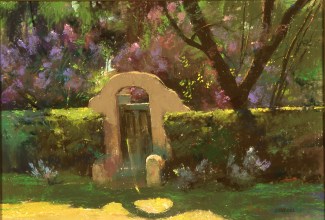 NOAPS Handell ONE JUNE MORNING by Albert Handell pastel 14x18