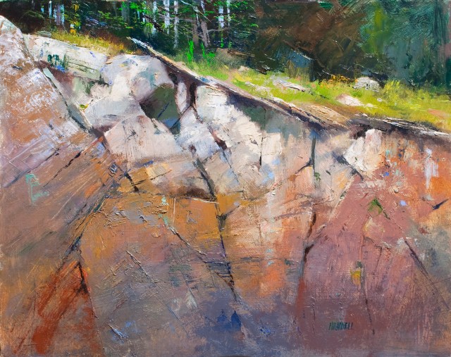 NOAPS HandellRock Ledge by Albert Handell Oil 16x20 $8500