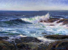 NOAPS D'Amico Atlantic Surf 12x16 oil