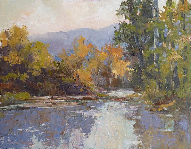 NOAPS Davis Along Levee Road 14x18