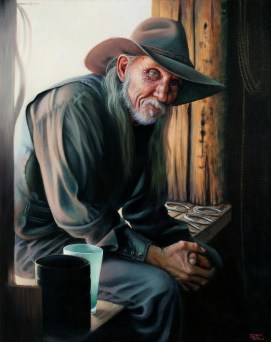 NOAPS Ramos The Blacksmith 24x30 Acrylic on Canvas