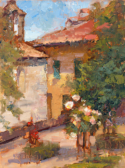 NOAPS Karolyn Farrell On Location - Tuscny Chapel Garden