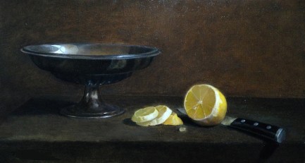 NOAPS La Rock Still Life with Lemon 9x16