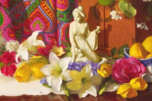 NOAPS Reeves_Choosing Joy - Detail Image 18 x 36 oil