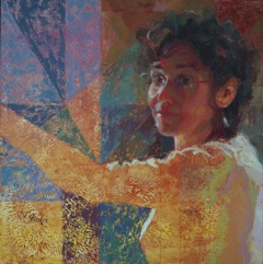 NOAPS Fricker Oil on Panel 12x12 In the Studio