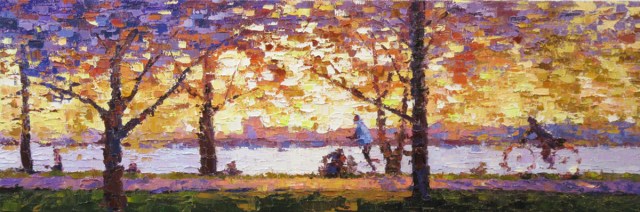 NOAPS Reed Morning Along the River 8x24