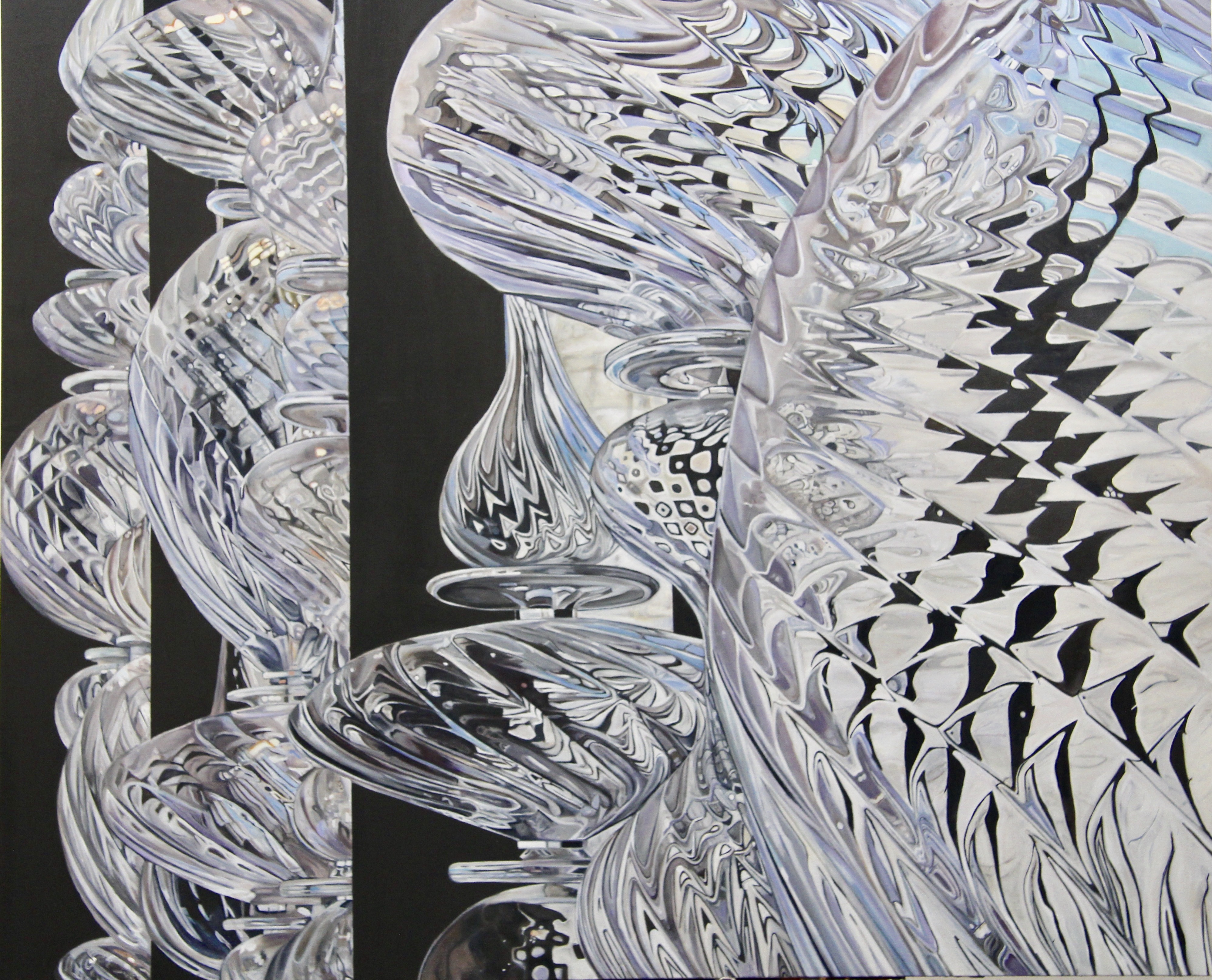 NOAPS Pitts Light Tapestry, oil on belgian linen on board, 47x57 inches, private collection