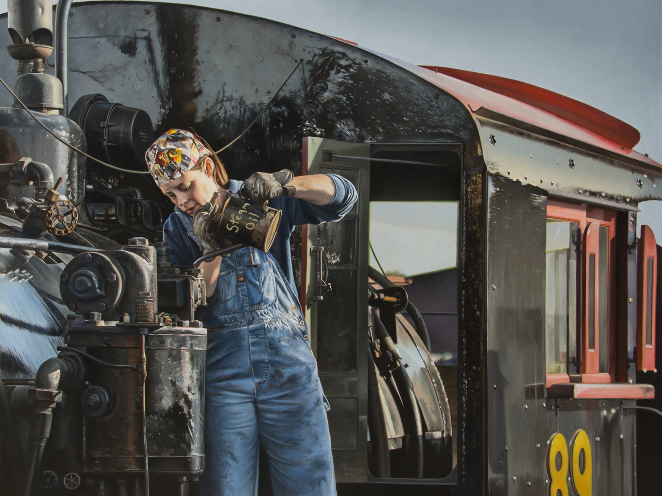 NOAPS Alban Shelley at Strasburg Railroad 30x40