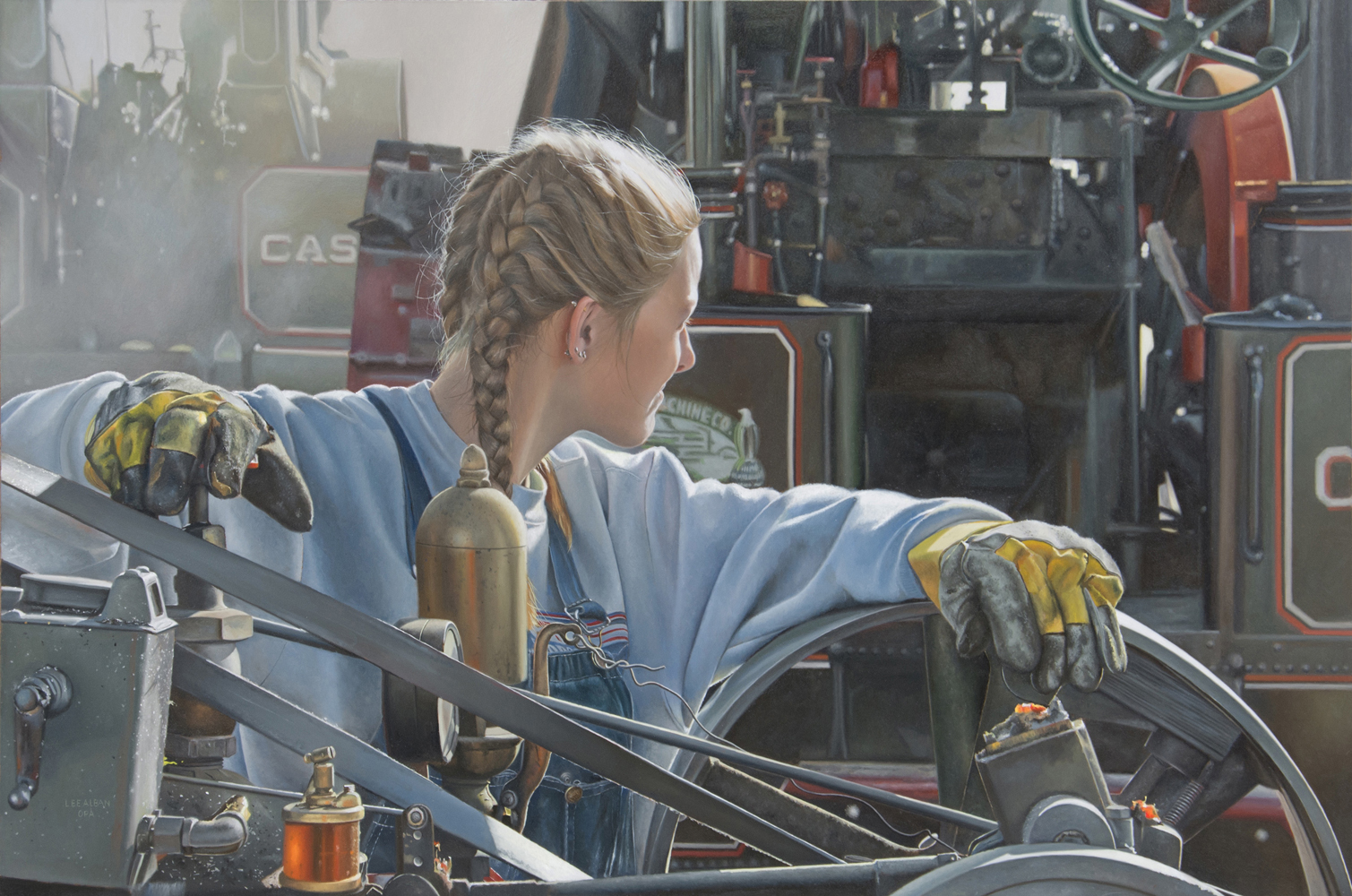 NOAPS Alban Stephanie-LadyOfSteam 24x36